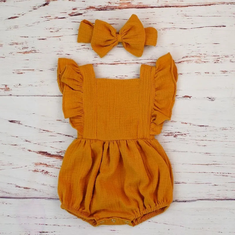 Sweet Dreams Organic Cotton Romper Set